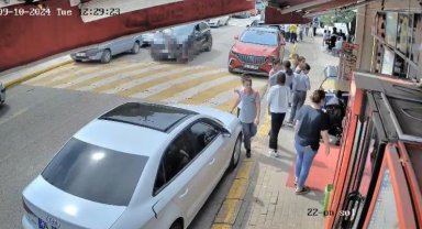 Yürek yakan kazanın güvenlik kamera görüntüsü ortaya çıktı