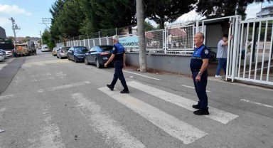 Zabıta ekipleri öğrenciler için görevde