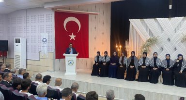 Kartepe'de hafız olan 18 öğrenci için icazet töreni yapıldı