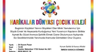 Harikalar Dünyası’ndan öğretmenler gününe özel açılış!