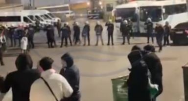 İsrail bayraklı gemi Diliskelesi’ne geldi, liman karıştı!