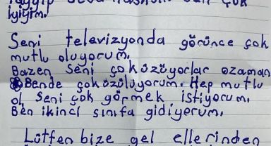 Darıcalı Zeynep Erva Şen’den Cumhurbaşkanı Erdoğan’a mektup