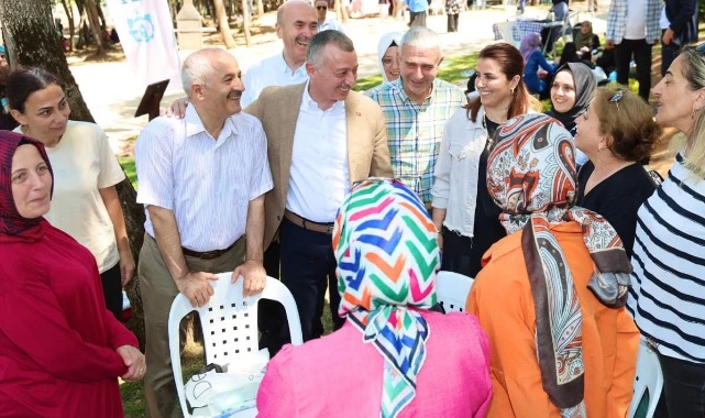 Başkan Büyükakın'dan Zinnur Büyükgöz'e samimi destek