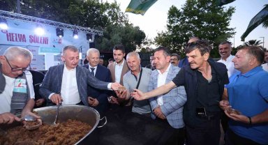 Kocaeli'de helva şöleni coşkusu