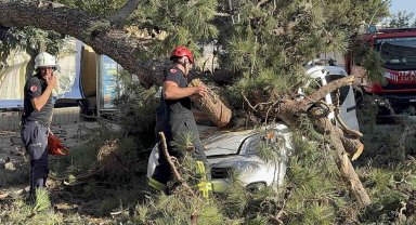 Aracıyla düz yolda giderken kabusu yaşadı