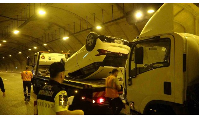 Kuzey Marmara'da otomobil takla attı: 1 yaralı