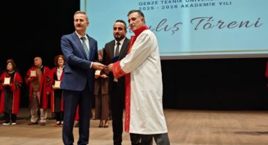 GTÜ 2025–2026 Akademik Yılı Açılışında GETAB’a Anlamlı Plaket