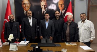 MHP Çayırova İlçe başkanı Bülent Işık’a uzaklardan anlamlı ziyaret