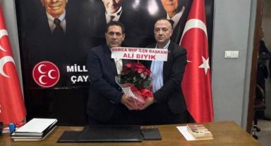 MHP'li İlçe Başkanlarından Bülent Işık'a anlamlı ziyaret