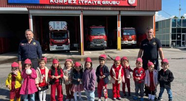 Öğrenciler itfaiyecilik mesleğini yakından tanıdı