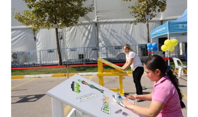 UlaşımPark standı miniklerin gözdesi oldu