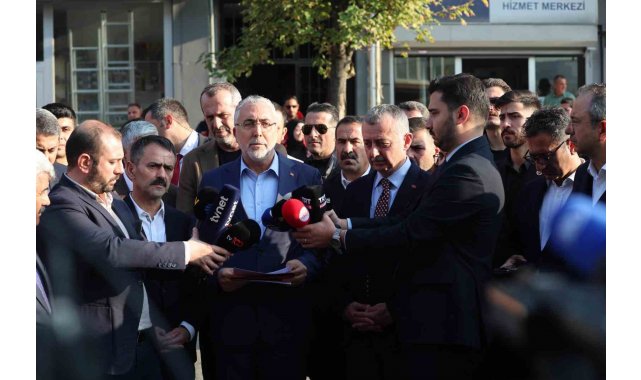 Bakan Işıkhan: "Patlamada 6 emekçi kardeşimiz hayatını kaybetmiş, 7 kardeşimiz de yaralanmıştır"