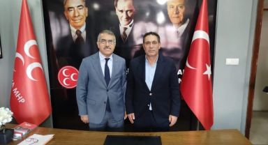 Çayırova Kaymakamı Ahmet Önal'dan MHP Çayırova İlçe Teşkilatı'na Ziyaret