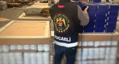 Kocaeli'de 15 milyon liralık sahte yedek parça ele geçirildi