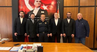 Başkan Kılıç ve ekibinden Çayırova Emniyet Müdürü Toklu'ya ziyaret