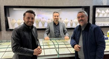 Gebzeli kuyumculardan başkan Savaş Kılıç'a yoğun ilgi!