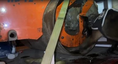 Kocaeli'de dev operasyon: Asfalt silindirinde 102 kilo metamfetamin bulundu