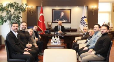 Savaş Kılıç ve Ekibinden Başkan Büyükgöz'e İade-i Ziyaret