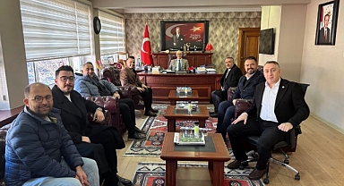 Başkan Savaş Kılıç' ve Ekibinden Kaymakam Özyiğit'e Ziyaret