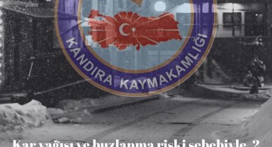 Kandıra'da kar ve buzlanma nedeniyle eğitime 1 gün ara
