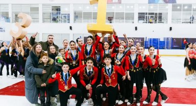 Kocaeli takımları, senkronize buz pateninde kürsüyü kaptırmadı