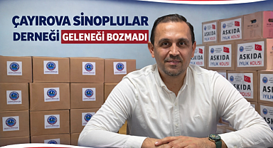 Çayırova Sinoplular Derneği Geleneği Bozmadı