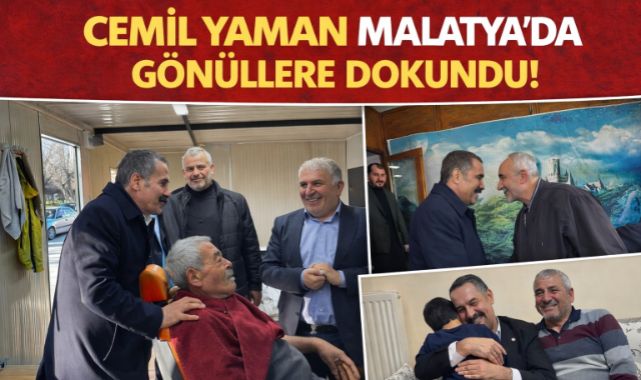 CEMİL YAMAN MALATYA'DA GÖNÜLLERE DOKUNDU