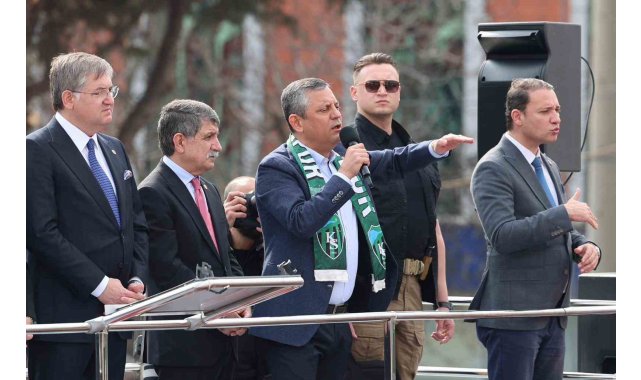 CHP Genel Başkanı Özel: "1999'dan bu yana Kocaeli Büyükşehir Belediyesi'ni kazanamadık ama kusuru kendimizde aradık"