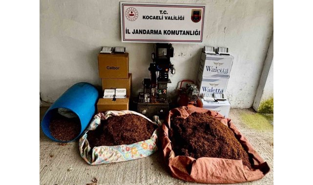 Kaçak tütün operasyonunda 1 milyon 550 bin liralık ürün ele geçirildi