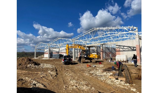 Kandıra Fındık Deposu'nda yapısal imalatlar tamamlandı