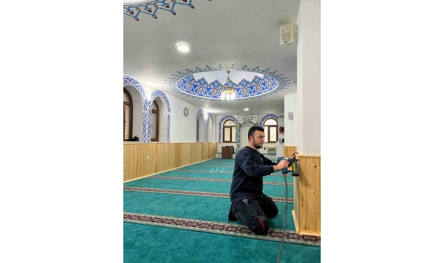 Yunus Emre Camii'nde Ramazan hazırlığı tamamlandı
