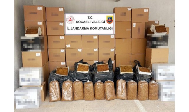 1 milyon TL değerinde bandrolsüz makaron ve kaçak tütün ele geçirildi