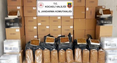 1 milyon TL değerinde bandrolsüz makaron ve kaçak tütün ele geçirildi