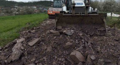 Bozulan yollara hızlı müdahale