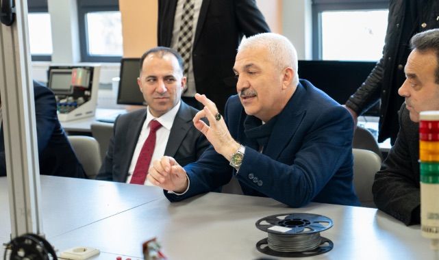 GTO BAŞKANI ASLANTAŞ, MESLEK LİSELERİNE YÖNELİK DESTEK PROJESİNİ YERİNDE İNCELEDİ