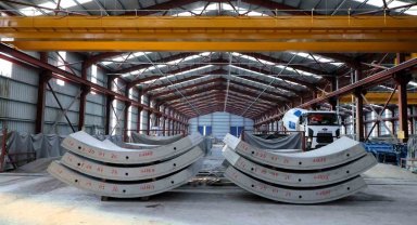 Körfezray Metro Projesi tünelleri için 6 bin 754 segment üretildi