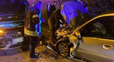 Yola dökülen sıvı kazaya sebep oldu: 3 yaralı