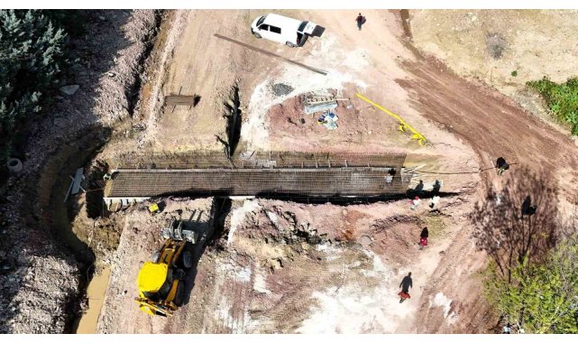Alikahya TEM Bağlantı Yolu Projesi'nde çalışmalar sürüyor