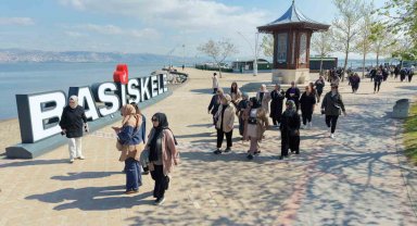 Başiskele'de kadınlar sağlıklı yaşam yürüyüşünde buluştu