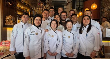 Genç aşçıların mutfak heyecanına ünlü şef Danilo Zanna ortak oldu
