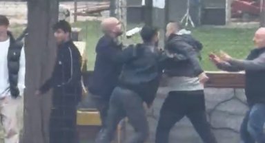 Kocaeli'de kadın hakeme saldırı girişimi kamerada