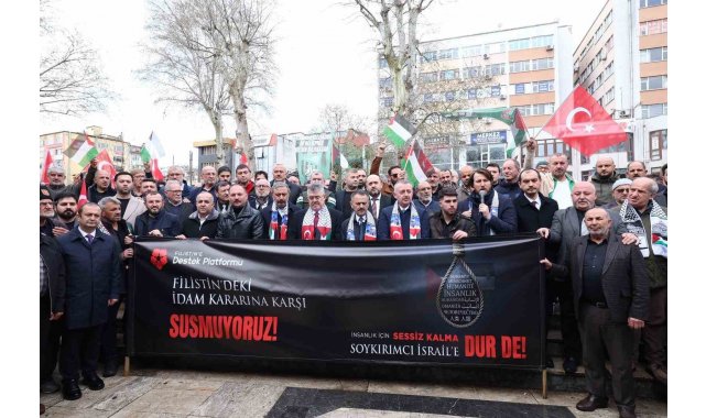 Kocaeli'den İsrail'in "idam yasasına" karşı ortak ses