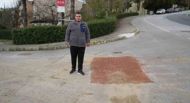 SEDAŞ'ın kazdığı çukura belediye aracı düştü