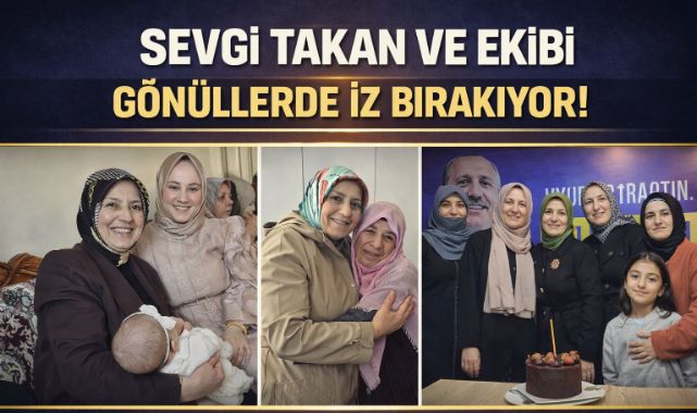 SEVGİ TAKAN VE EKİBİ GÖNÜLLERDE İZ BIRAKIYOR!