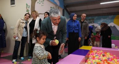 Tavşancıl Çocuk Oyun Evi modern yüzüyle açıldı