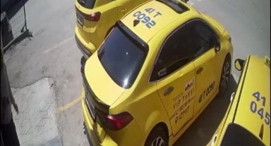 Görme engelli yayanın zor anları kamerada