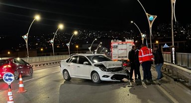 Yolda gördükleri kazaya anında müdahale eden A Takımı ikinci felaketi önledi