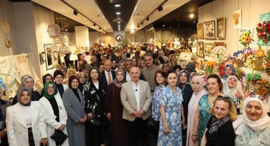 Darıca'da KİGEM kursiyerlerinin yıl sonu sergisi açıldı