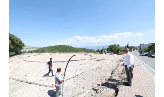 Dilovası'ndaki 2 dönümlük park ve mesire alanı yenileniyor