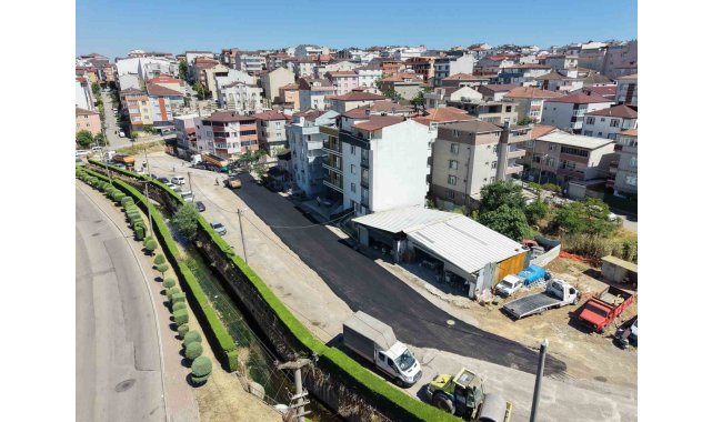 Gebze'de 3 mahalleye toplam 850 metre yeni imar yolu yapıldı